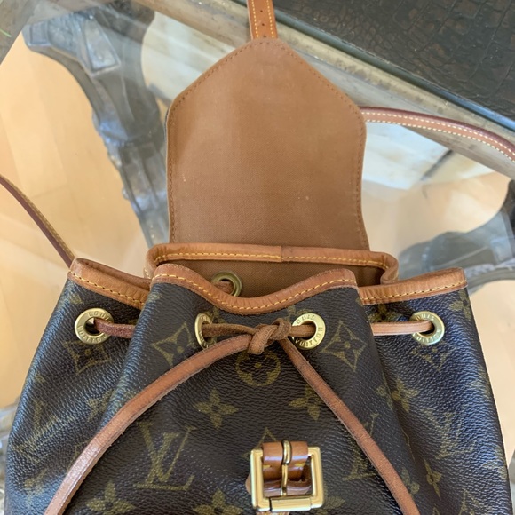 Montsourris Monogram Mini Backpack - Picture 13 of 17